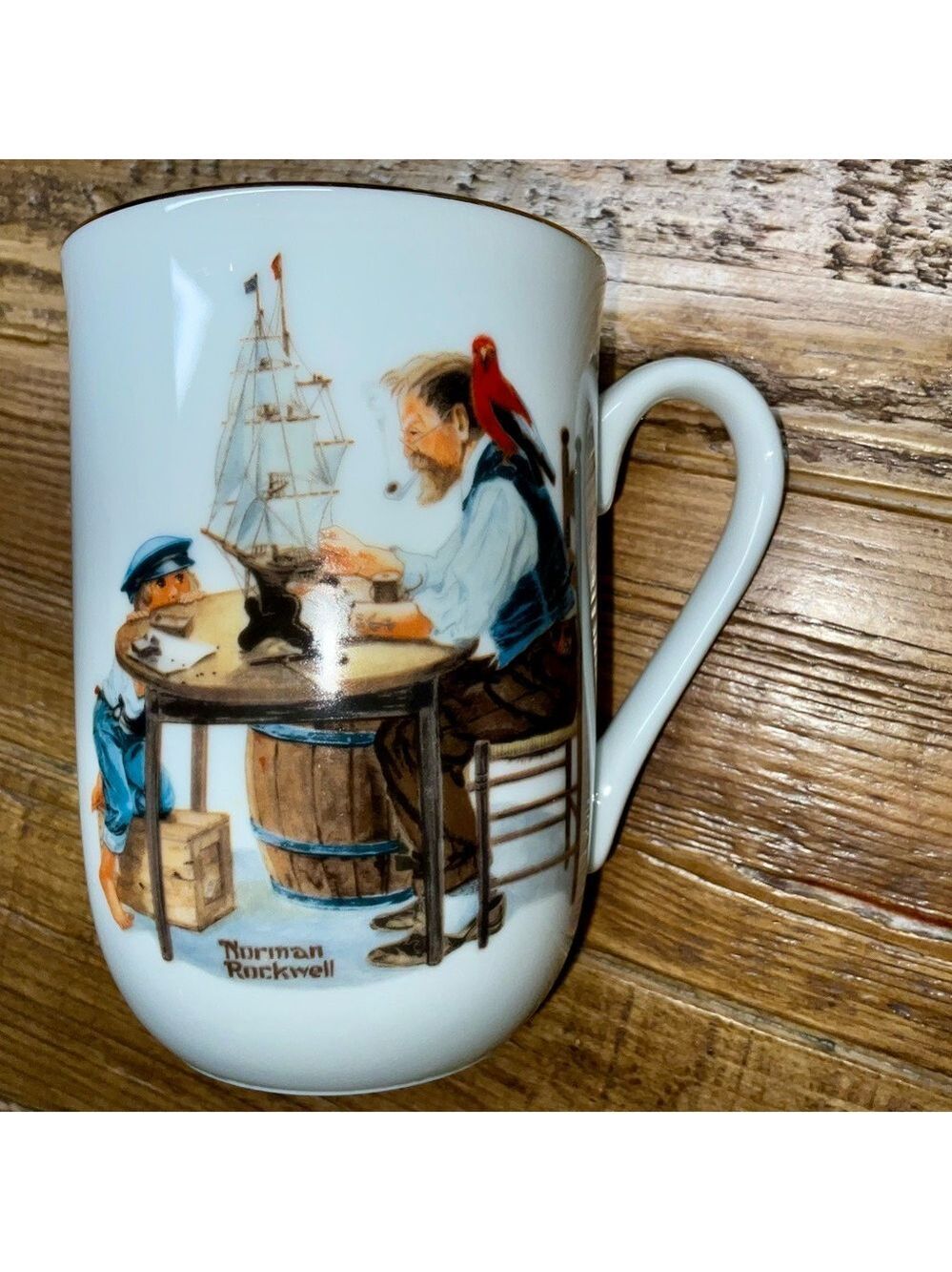 Vintage Norman Rockwell “For a Good Boy” mug in very nice condition
